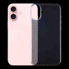 For iPhone 16 Plus Ultra-thin Transparent TPU Phone Case - 1