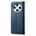 For OPPO Find X8 Pro Denim Texture Casual Style Horizontal Flip Leather Case(Blue) - 3