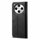 For OPPO Find X8 Pro Denim Texture Casual Style Horizontal Flip Leather Case(Black) - 3