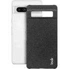 For Google Pixel 7a imak Ruiyi Series Cloth Texture PU + PC Phone Case(Black) - 1
