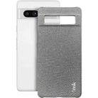 For Google Pixel 7a imak Ruiyi Series Cloth Texture PU + PC Phone Case(Light Grey) - 1