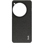 For OnePlus Ace 3 / 12R imak Ruiyi Series Cloth Texture PU + PC Phone Case(Black) - 3