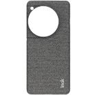 For OnePlus Ace 3 / 12R imak Ruiyi Series Cloth Texture PU + PC Phone Case(Dark Grey) - 3