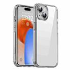 For iPhone 15 iPAKY Hanguang Series Transparent TPU+PC Phone Case(Transparent) - 1