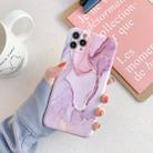 For iPhone 11 Symphony Marble Pattern Shockproof TPU Case(Phantom Pink) - 1