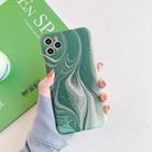 For iPhone 11 Pro Max Symphony Marble Pattern Shockproof TPU Case(Phantom Green) - 1