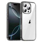 For iPhone 16 Pro Max iPAKY Aurora Series Shockproof PC + TPU Protective Phone Case(Transparent Black) - 1