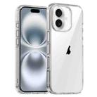 For iPhone 16 iPAKY Aurora Series Shockproof PC + TPU Protective Phone Case(Transparent) - 1