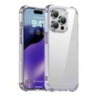 For iPhone 15 Pro iPAKY Crystal Clear Series Shockproof PC + TPU Protective Phone Case(Transparent) - 1