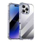 For iPhone 16 Pro Max iPAKY Crystal Clear Series Shockproof PC + TPU Protective Phone Case(Transparent) - 1