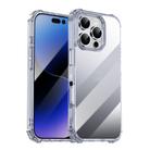 For iPhone 16 Pro iPAKY Crystal Clear Series Shockproof PC + TPU Protective Phone Case(Transparent) - 1