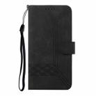 For Huawei Mate 70 Cubic Skin Feel Flip Leather Phone Case(Black) - 3