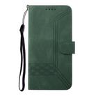 For Realme 13 Pro / 13 Pro+ Global Cubic Skin Feel Flip Leather Phone Case(Green) - 3