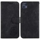 For Motorola Moto G50 5G Little Tiger Embossed Leather Phone Case(Black) - 1