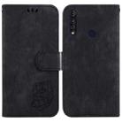 For Motorola Moto G8 Power Lite Little Tiger Embossed Leather Phone Case(Black) - 1