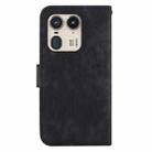 For Motorola Edge 50 Ultra Little Tiger Embossed Leather Phone Case(Black) - 3