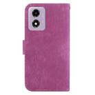 For Motorola Moto G04s / Moto E14 Little Tiger Embossed Leather Phone Case(Rose Red) - 3