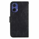 For Motorola Moto G85 Little Tiger Embossed Leather Phone Case(Black) - 3