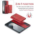 For Samsung Galaxy Z Fold6 DG.MING M2 Series 3-Fold Multi Card Bag + Magnetic Phone Case(Red) - 2