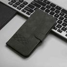 For iPhone 16 Plus Cubic Skin Feel Flip Leather Phone Case(Black) - 2