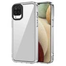 For Samsung Galaxy A12 Transparent Acrylic + TPU Shockproof Phone Case(Transparent) - 1