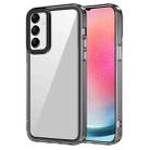 For Samsung Galaxy A24 4G Transparent Acrylic + TPU Shockproof Phone Case(Transparent Black) - 1