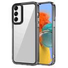 For Samsung Galaxy M14 Transparent Acrylic + TPU Shockproof Phone Case(Transparent Black) - 1