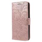For iPhone 17 Pro Lace Flower Embossing Flip Leather Phone Case(Rose Gold) - 2