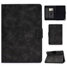 For Kindle Fire HD8 (2020) Cowhide Texture Horizontal Flip Leather Case with Holder & Card Slots & Sleep / Wake-up Function(Grey) - 1