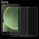 For Galaxy Tab Active5 Tactical Edition 2pcs 9H 0.3mm Explosion-proof Tempered Glass Film - 1