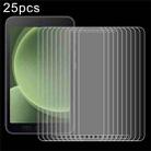 For Galaxy Tab Active5 Tactical Edition 25pcs 9H 0.3mm Explosion-proof Tempered Glass Film - 1
