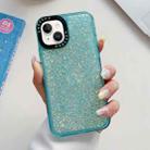 For iPhone 14 Glitter Epoxy Shockproof Phone Case(Blue) - 1