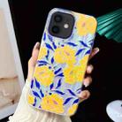 For iPhone 11 Electroplated Color Film TPU + PC Phone Case(Chrysanthemum) - 1