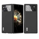 For Xiaomi Mix Fold 3 ABEEL Genuine Leather Wave Black Edge Phone Case(Black) - 1