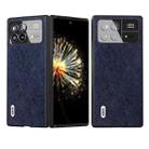 For Xiaomi Mix Fold 3 ABEEL Retro Litchi Texture PU Phone Case(Blue) - 1