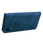 For Samsung Galaxy A10s Frosted Business Magnetic Horizontal Flip PU Leather Case with Holder & Card Slot & Lanyard(Blue) - 5