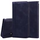 For Samsung Galaxy A50 Frosted Business Magnetic Horizontal Flip PU Leather Case with Holder & Card Slot & Lanyard(Black) - 1