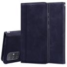 For Samsung Galaxy A71 Frosted Business Magnetic Horizontal Flip PU Leather Case with Holder & Card Slot & Lanyard(Black) - 1