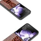 For Xiaomi Mix Flip ABEEL Genuine Leather Weilai Series Phone Case(Coffee) - 3