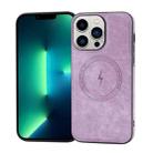 For iPhone 13 Pro Side PU Hybrid TPU Magsafe Phone Case(Light Purple) - 1