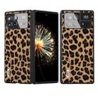 For Xiaomi Mix Fold 3 ABEEL Black Edge Leopard Phone Case(Leopard Print) - 1