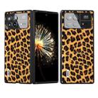 For Xiaomi Mix Fold 3 ABEEL Black Edge Leopard Phone Case(Golden Leopard) - 1