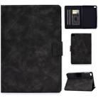 For iPad mini 5 / 4 / 3 / 2 / 1 Cowhide Texture Horizontal Flip Leather Case with Holder & Card Slots & Sleep / Wake-up Function(Grey) - 1