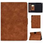For iPad Air 2 / Air / 9.7 (2018) & (2017) Cowhide Texture Horizontal Flip Leather Case with Holder & Card Slots & Sleep / Wake-up Function(Brown) - 1