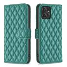 For Motorola Moto G Power 5G 2024 Diamond Lattice Wallet Flip Leather Phone Case(Green) - 1