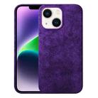 For iPhone 14 Plus Turn Fur Magsafe Magnetic Phone Case(Dark Purple) - 1