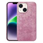 For iPhone 14 Plus Turn Fur Magsafe Magnetic Phone Case(Pink) - 1