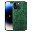 For iPhone 14 Pro Turn Fur Magsafe Magnetic Phone Case(Green) - 1