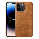 For iPhone 14 Pro Max Turn Fur Magsafe Magnetic Phone Case(Golden Brown) - 1