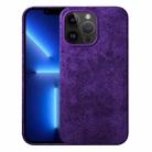 For iPhone 13 Pro Turn Fur Magsafe Magnetic Phone Case(Dark Purple) - 1